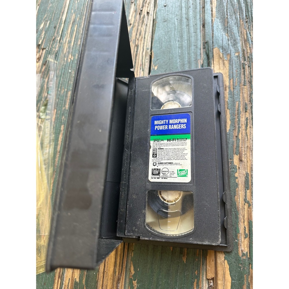 Mighty Morphin Power Rangers The Movie VHS 1995 Fox Video 8901 Untested